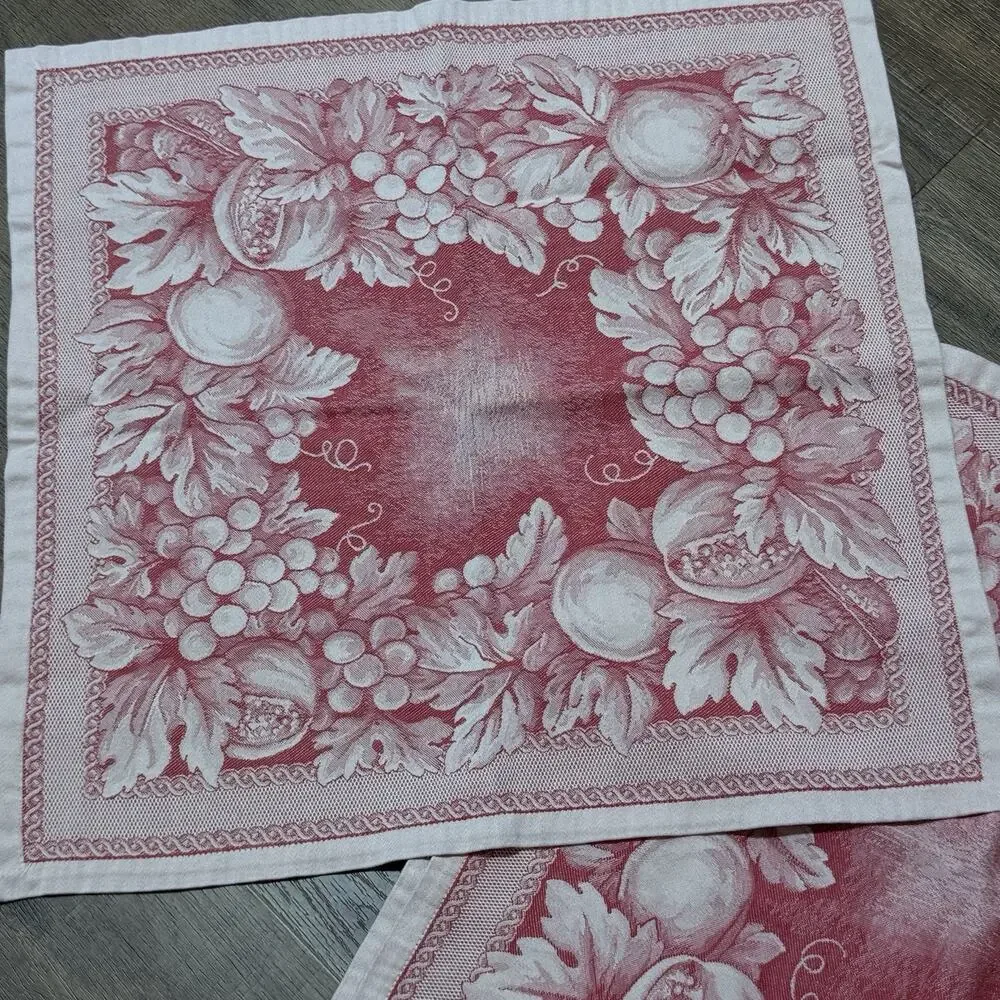 Set 4 Le Telerie Toscane Jacquard Dinner Napkins 20